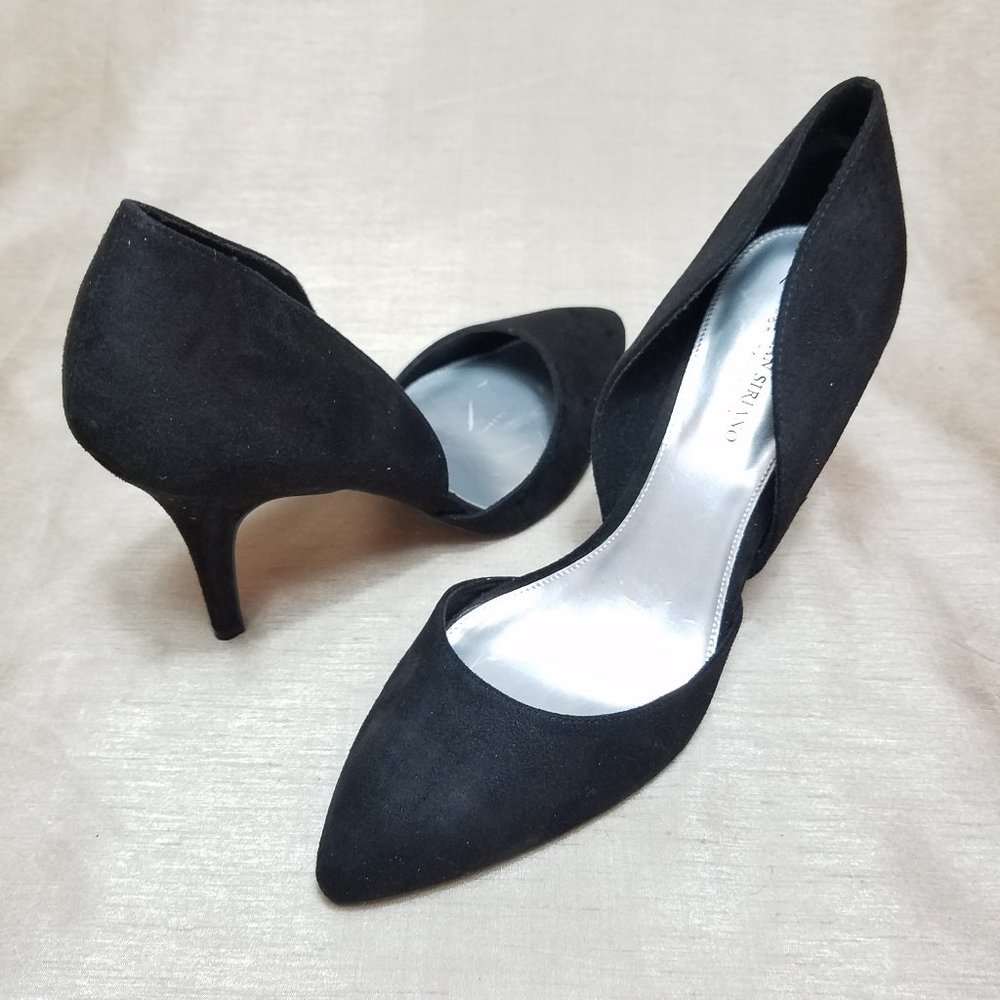 Siriano D'orsay Suede Pumps, sz 12 !
